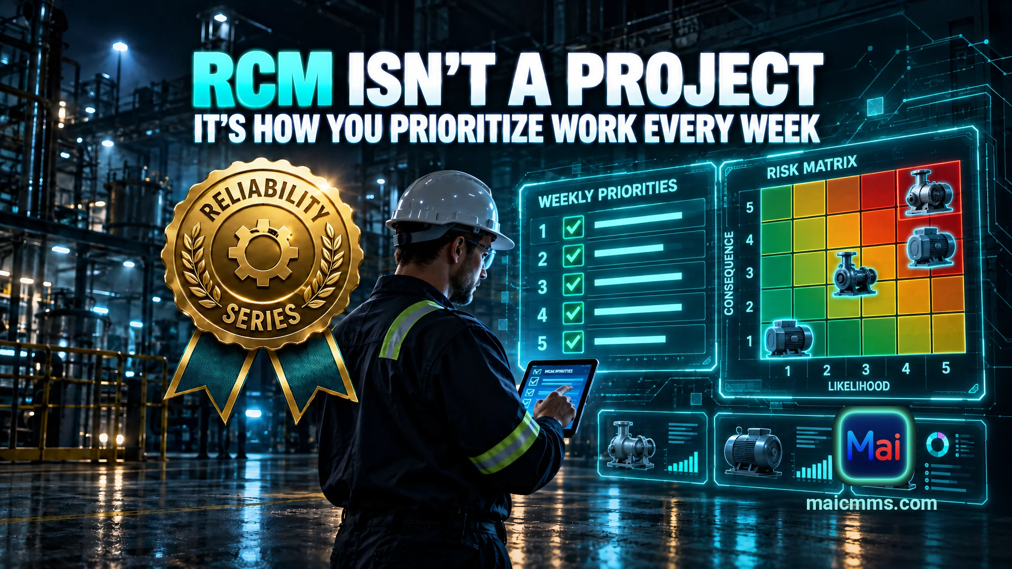 Cover image for RCM Isn’t a Project—It’s How You Prioritize Work Every Week
